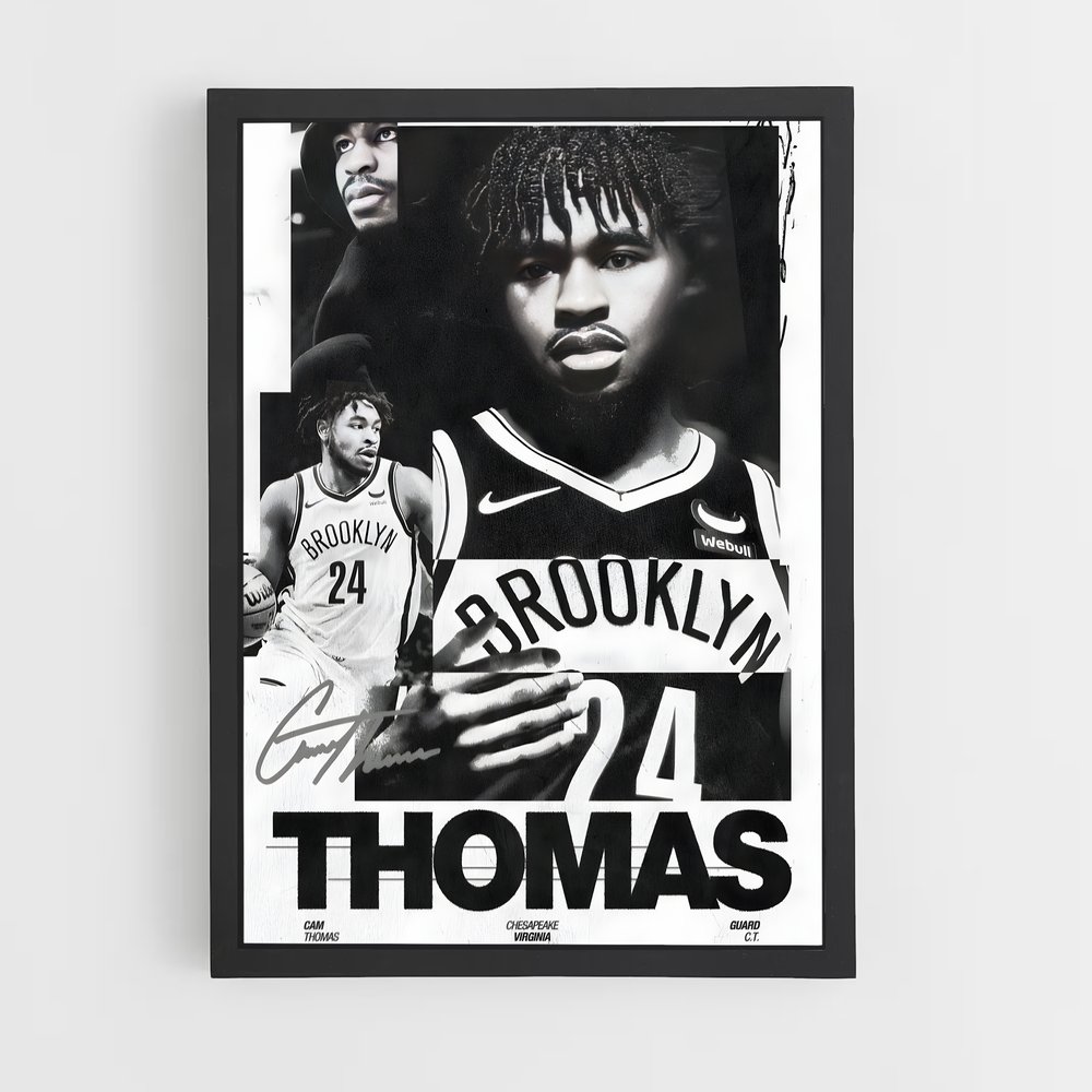 Poster Brooklyn Legend – affiche Basketball (vue 2)